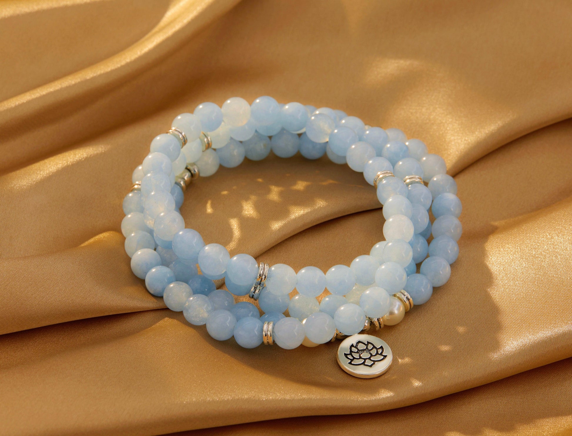 Transformation & Growth – Chakra Stones Bracelet with Amazon Stone - Glitter Karma