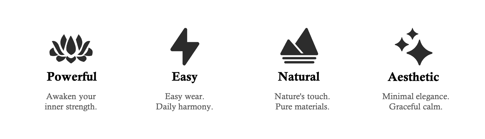 Powerful, Easy, Natural, and Aesthetic Jewelry
