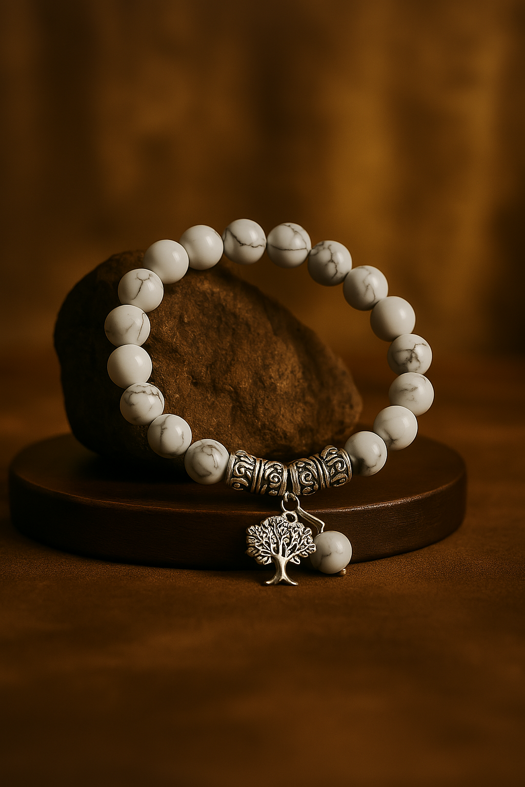 white turquoise bracelet