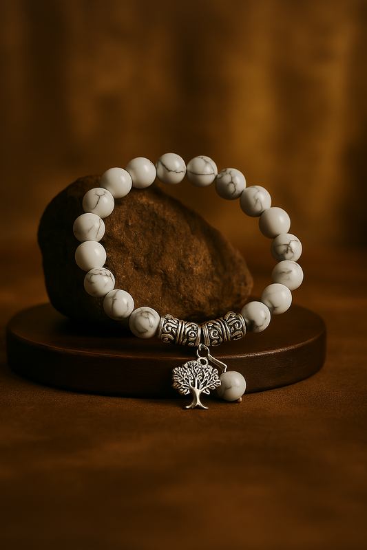white turquoise bracelet