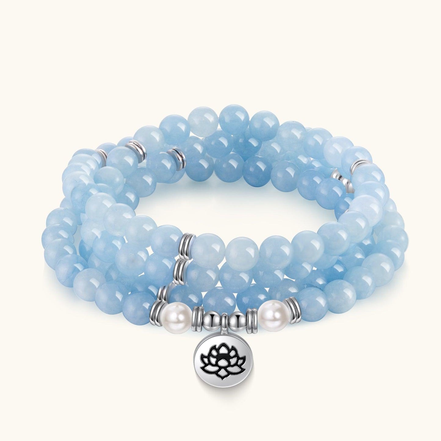 Transformation & Success - Amazon Stone Chakra Balance Bracelet - Glitter Karma